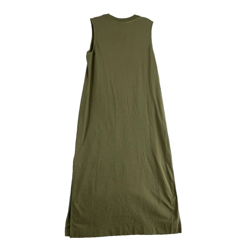 NWOT Everlane The Weekend Tank Dress Sz S Kalamata Green 100% Organic Cotton - Picture 7 of 11